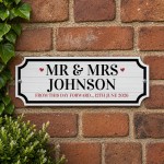 60th Diamond Wedding Anniversary Acrylic Plaque Personalised