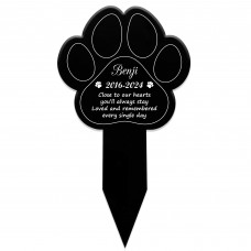 Personalised Dog Memorial Garden Stake Remembrance Plaque Pet