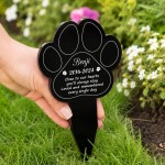 Personalised Dog Memorial Garden Stake Remembrance Plaque Pet