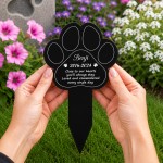 Personalised Dog Memorial Garden Stake Remembrance Plaque Pet