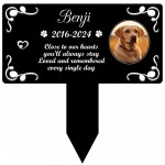Personalised Dog Memorial Plaque with Photo Pet Grave Marker Personalised Dog Memorial Plaque with Photo Pet Grave Marker