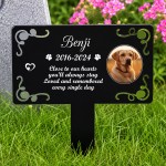 Personalised Dog Memorial Plaque with Photo Pet Grave Marker Personalised Dog Memorial Plaque with Photo Pet Grave Marker