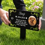 Personalised Dog Memorial Plaque with Photo Pet Grave Marker Personalised Dog Memorial Plaque with Photo Pet Grave Marker