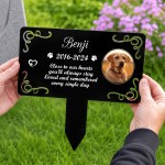 Personalised Dog Memorial Plaque with Photo Pet Grave Marker Personalised Dog Memorial Plaque with Photo Pet Grave Marker