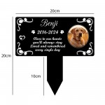Personalised Dog Memorial Plaque with Photo Pet Grave Marker Personalised Dog Memorial Plaque with Photo Pet Grave Marker