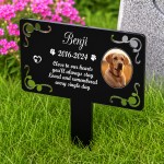 Personalised Dog Memorial Plaque with Photo Pet Grave Marker Personalised Dog Memorial Plaque with Photo Pet Grave Marker
