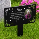 Personalised Mum Memorial Plaque with Photo Grave Marker Personalised Mum Memorial Plaque with Photo Grave Marker