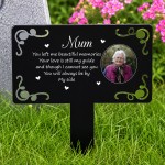 Personalised Mum Memorial Plaque with Photo Grave Marker Personalised Mum Memorial Plaque with Photo Grave Marker