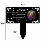 Personalised Mum Memorial Plaque with Photo Grave Marker Personalised Mum Memorial Plaque with Photo Grave Marker