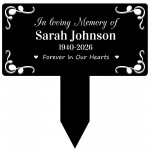 Personalised In Loving Memory Graveside Memorial Plaque Garden