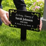 Personalised In Loving Memory Graveside Memorial Plaque Garden