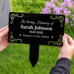 Personalised In Loving Memory Graveside Memorial Plaque Garden