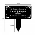 Personalised In Loving Memory Graveside Memorial Plaque Garden