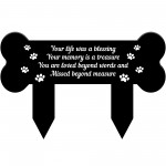 Pet Memorial Plaques Dog Stake Grave Garden Waterproof Marker Pet Memorial Plaques Dog Stake Grave Garden Waterproof Marker