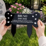 Personalised Pet Memorial Plaques Dog Stake Memorial Grave 