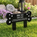 Personalised Pet Memorial Plaques Dog Stake Memorial Grave 