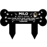 Personalised Dog Memorial Plaques With Photo Dog Memorial Stake