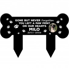 Personalised Dog Memorial Plaque Photo Printed Dog Memorial Sign