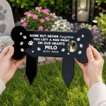 Personalised Dog Memorial Plaque Photo Printed Dog Memorial Sign