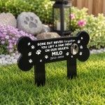 Personalised Dog Memorial Plaque Photo Printed Dog Memorial Sign