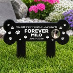 Personalised Pet Memorial Plaque Dog Grave Marker For Garden