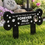 Personalised Pet Memorial Plaque Dog Grave Marker For Garden