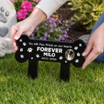 Personalised Pet Memorial Plaque Dog Grave Marker For Garden
