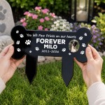 Personalised Pet Memorial Plaque Dog Grave Marker For Garden