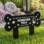 Personalised Pet Memorial Plaque Dog Grave Marker For Garden