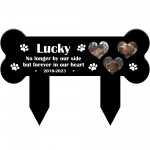 Personalised Dog Memorial Plaques With 3 Photos Grave Stake Personalised Dog Memorial Plaques With 3 Photos Grave Stake