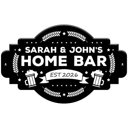 Personalised Shed Sign Garden Pub Home Bar Sign With Names