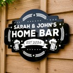 Personalised Shed Sign Garden Pub Home Bar Sign With Names