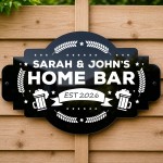 Personalised Shed Sign Garden Pub Home Bar Sign With Names
