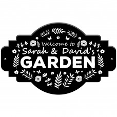 Personalised Garden Welcome Sign Shed Summer House 30x20cm