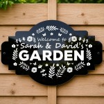 Personalised Garden Welcome Sign Shed Summer House 30x20cm