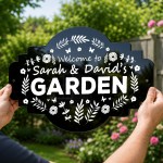 Personalised Garden Welcome Sign Shed Summer House 30x20cm