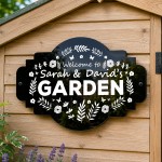 Personalised Garden Welcome Sign Shed Summer House 50x30cm Personalised Garden Welcome Sign Shed Summer House 50x30cm