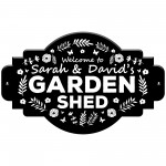 Garden Shed Welcome Sign 300x200mm Summer House Garden Bar 