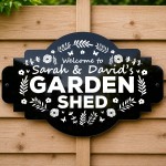 Garden Shed Welcome Sign 300x200mm Summer House Garden Bar 