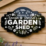 Garden Shed Welcome Sign 300x200mm Summer House Garden Bar 