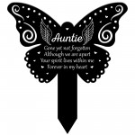 Auntie Garden Stake Memorial Remembrance Plaque Cemetery Grave Auntie Garden Stake Memorial Remembrance Plaque Cemetery Grave