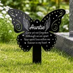 Auntie Garden Stake Memorial Remembrance Plaque Cemetery Grave Auntie Garden Stake Memorial Remembrance Plaque Cemetery Grave