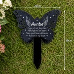 Auntie Garden Stake Memorial Remembrance Plaque Cemetery Grave Auntie Garden Stake Memorial Remembrance Plaque Cemetery Grave