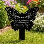 Grandad Garden Stake Memorial Remembrance Plaque Cemetery Grave 