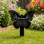 Grandad Garden Stake Memorial Remembrance Plaque Cemetery Grave 