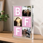 Personalised Best Friend Acrylic Photo Block Custom Friendship Personalised Best Friend Acrylic Photo Block Custom Friendship