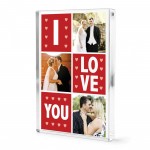 Personalised Gift For Anniversary Acrylic Picture Block Personalised Gift For Anniversary Acrylic Picture Block