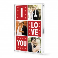 Personalised Gift For Anniversary Acrylic Picture Block