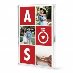 Personalised Engagement Gift Acrylic Photo Block 15 x 10cm Personalised Engagement Gift Acrylic Photo Block 15 x 10cm