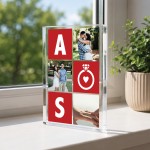 Personalised Engagement Gift Acrylic Photo Block 15 x 10cm Personalised Engagement Gift Acrylic Photo Block 15 x 10cm